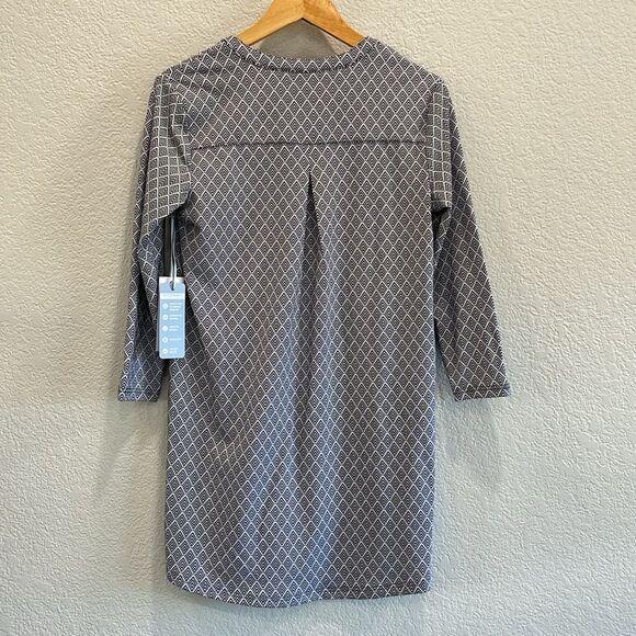 NEW Southern Tide Blue & White Pattern Jamie Performance Shift Dress Size XS - Picture 8 of 9